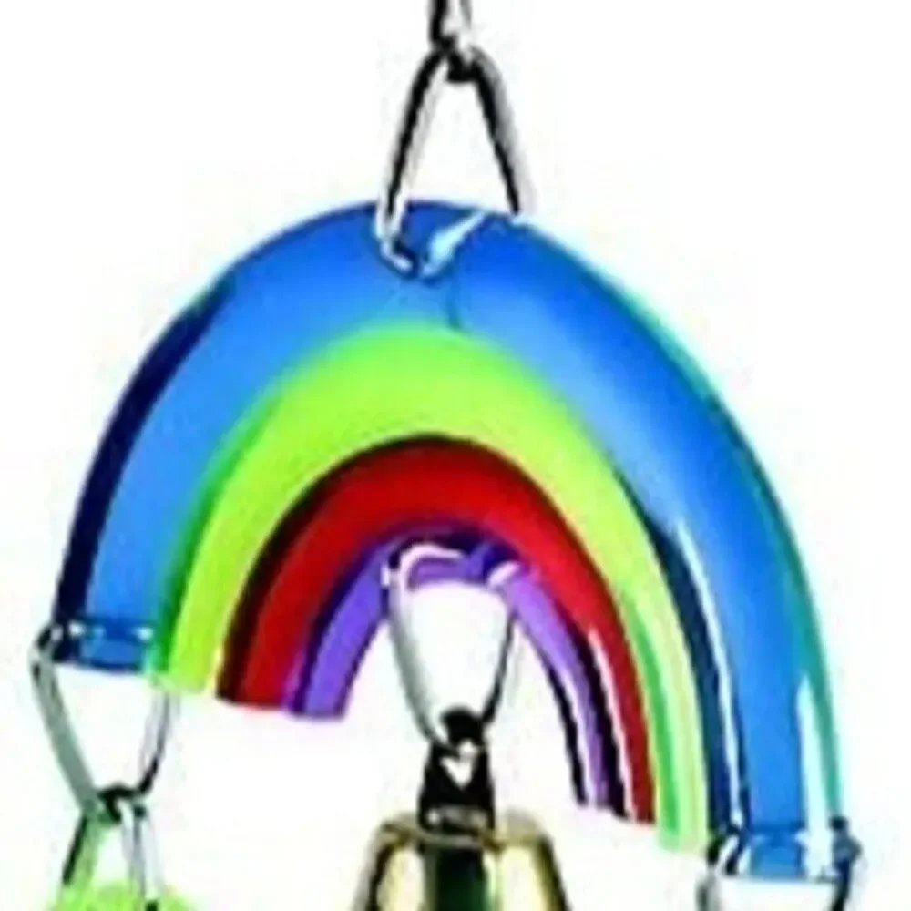 Prevue Pet Products Rainbow Acrylic Bird Toy conure budgie cockatiel parakeet